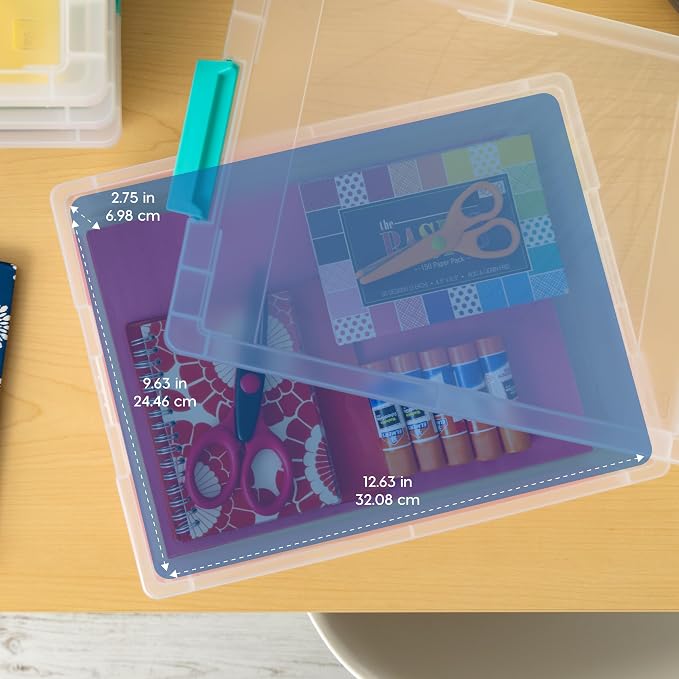 IRIS USA 6 Qt. Craft Storage Bins - Image 3