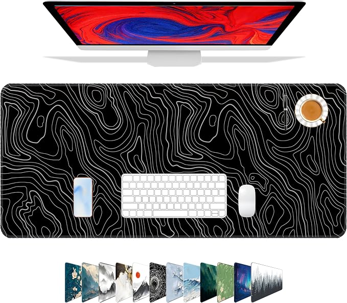 Galdas Mouse Pad For Gaming, XXL XL Large Mouse Mat Long Extended MousePad Desk by Galdas