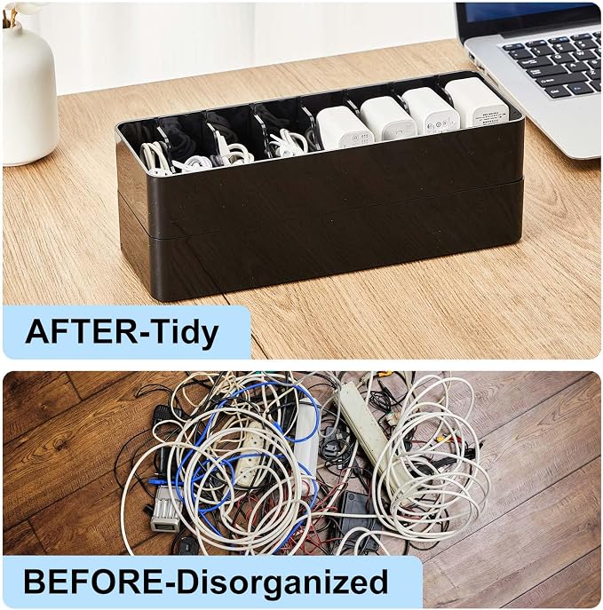 Tatuo 4 Pcs Cable Organizer Box - Image 5