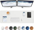 Leather Desk Pad Protector, Mouse Pad, Office Desk Mat, Non-Slip PU Leather by AFIING