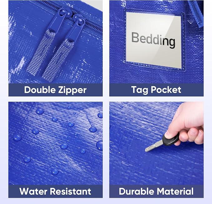 TICONN 6 Pack Extra Large Moving Bags Heavy Duty - Image 8