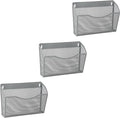 EASEPRES 3 Single Pocket Mesh Hanging File Organizer, Vertical Wall Mounted by EASEPRES
