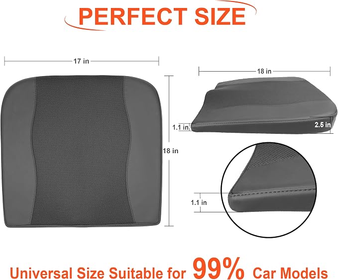 Lofty Aim Car Seat Cushion, Comfort Memory Foam Car Cushions - Image 7
