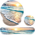 Ergonomic Mouse Pad with Wrist Rest and Keyboard Wrist Rest, Mousepad and Wrist by GJGOO