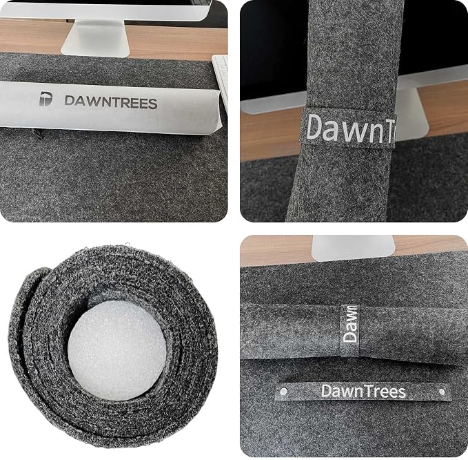 Felt Desk Mat | Computer Mat for Desk | Large Felt Mouse Pad and Keyboard Mat | - Image 7