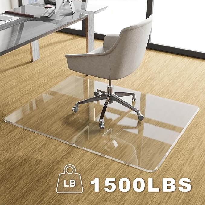 MESAILUP Beveled Edge Office Chair Mat - Image 7