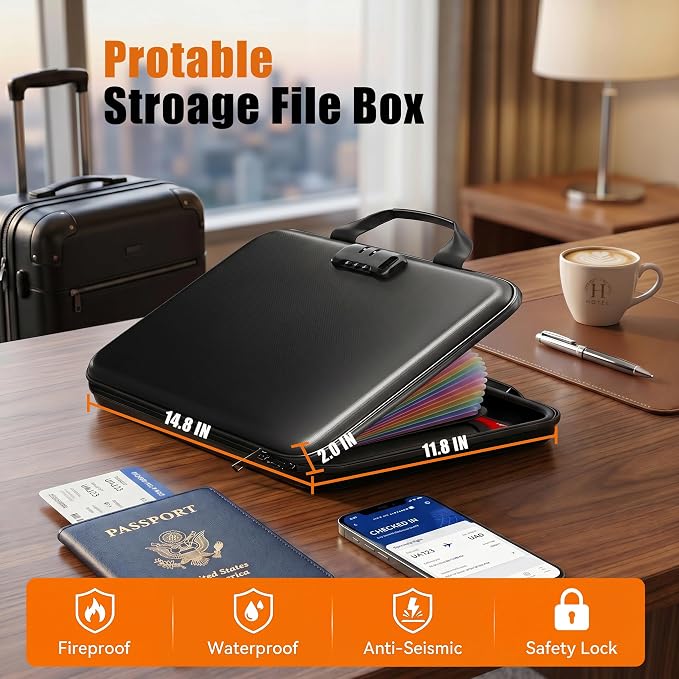 Fireproof Document Organizer - Image 6