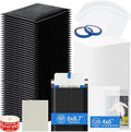 Fayoo Trading Card Shipping Supplies, 60 Bubble Mailers, 120 Protectors | by Fayoo
