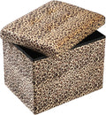 ALASDO Ottoman Storage Ottoman Footrest Stool Foldable Foot Rest Footstool Bench by ALASDO