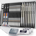 Nicpro 37PCS Art Mechanical Pencil Set, Metal Drafting Pencils 0.5 mm, 0.7 mm by Nicpro