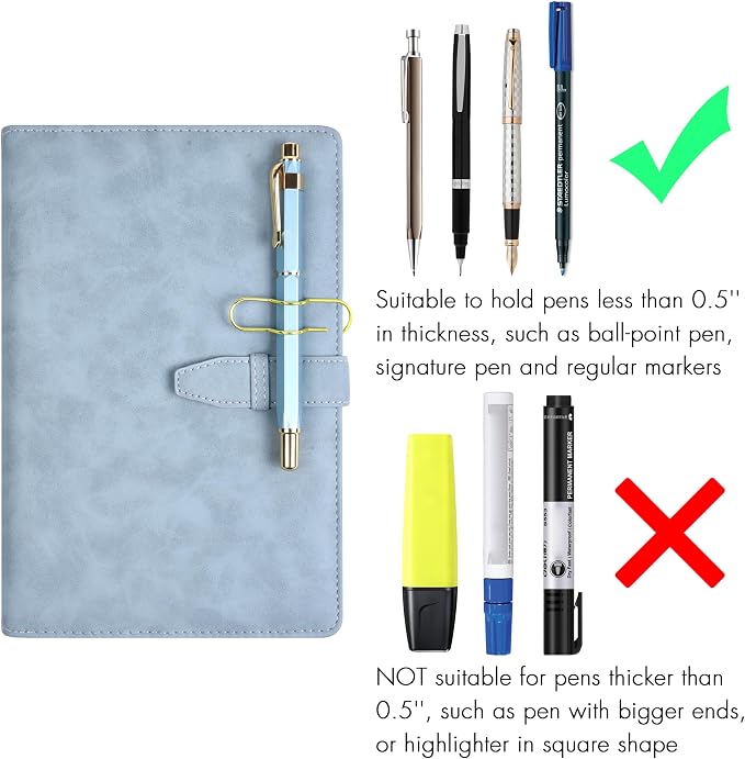 Wisdompro Pen Clip, 12 Pack Stainless Steel Pencil Clip Holder - Image 2