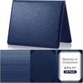 Tenare 20 Pcs Blue Leather Certificate Holder 8.5 x 11 PU Phd Bachelor Master by Tenare