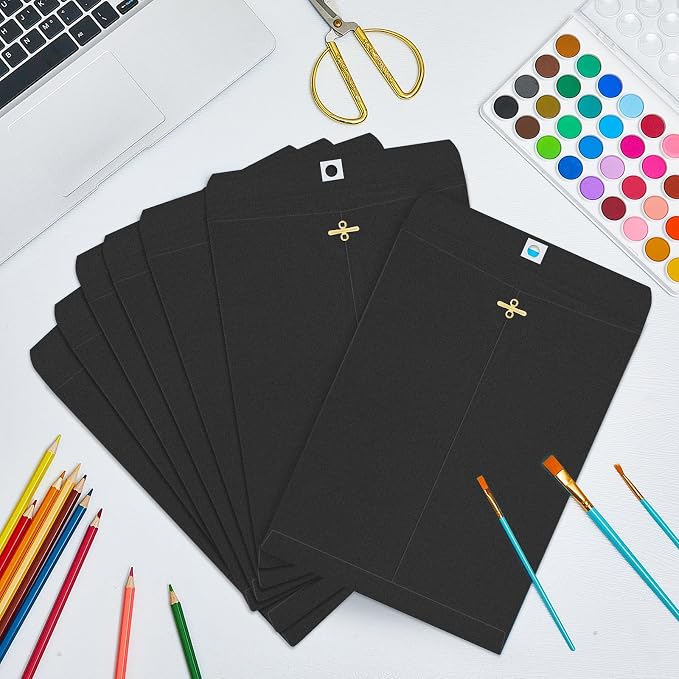Geyee 50 Pcs 9 x 12 Inch Clasp Envelopes Letter Size Mailing Envelopes - Image 4