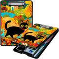 Black Cat in Autumn A4 Clipboard by Unknown