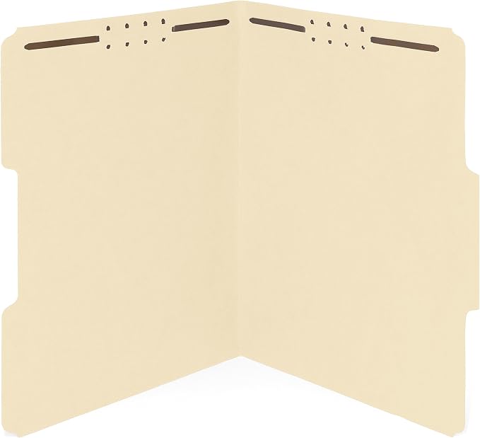 50 Manila Fastener File Folders by BlueSummitSupplies