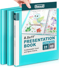 Dunwell Presentation Binder 24-Pocket, Displays 48 Pages, 8.5x11 Portfolio by Dunwell