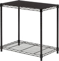 Amazon Basics 2-Shelf Stackable Storage, 13.3" D x 23.2" W x 22.2" H by AmazonBasics