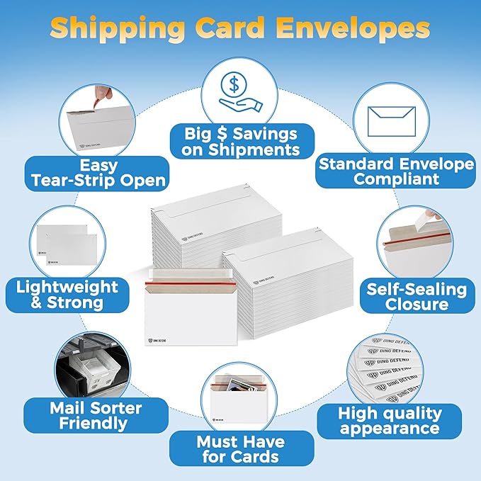110-Pack Card Shipping Envelopes - Image 4