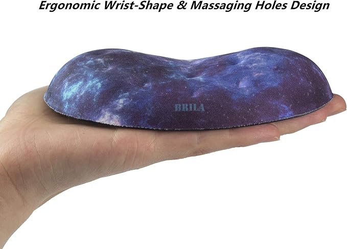 BRILA Ergonomic Memory Foam Mouse Wrist Rest Support Pad Cushion - Image 4