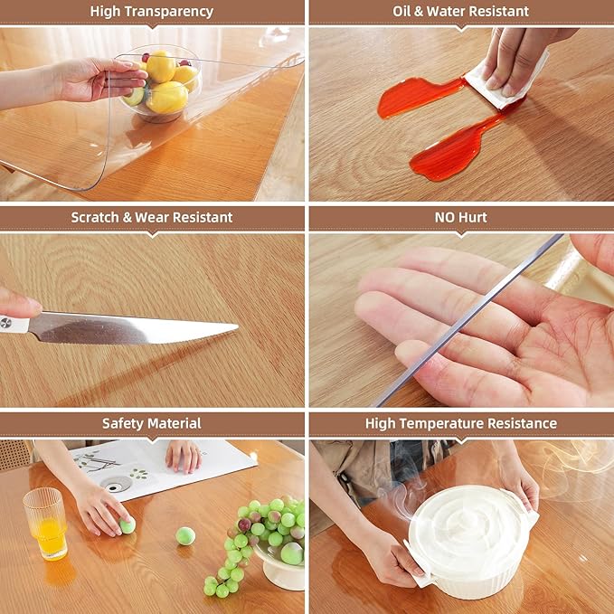 Warmstar Clear Table Protector - 2mm Thick - Image 3
