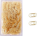 200 Pcs Small Gold Paper Clips Love Heart Shaped Paperclips Stainless Steel in by ALLTU
