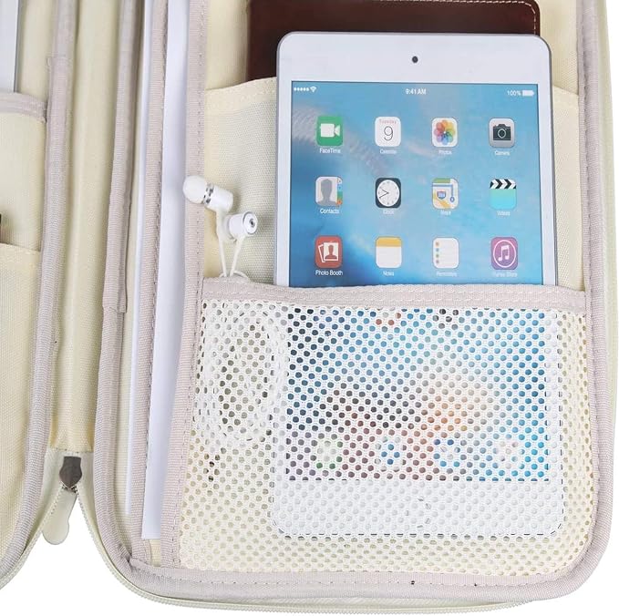 JAKAGO Travel Portfolio Organizer Waterproof A4 Document Bag Multifunctional - Image 8