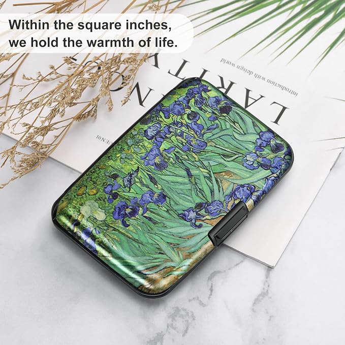 ELFISH Mini RFID Aluminum Wallet Credit Cards Holder Business Card Case Metal - Image 6