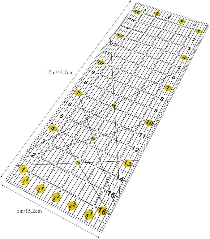 Quilting Ruler, Quilting Templates, Sewing Quilt Rulers, Acrylic Curved Corner - Image 2