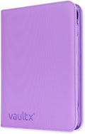 Vault X 9 Pocket Zip Binder, 360 Cards, Exo-Tec Material, 20 Side-Loading Pages by VaultX