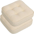 GOFORIT Chair Cushions Set of 2, Tufted Shredded Memory Foam Chair Pads by Unknown