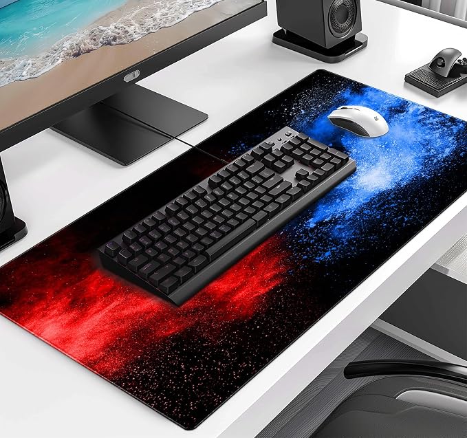 Colorful Starry Sky Mouse Pad, and Home Desk Pad | Large Extended Mouse Pad; - Image 3