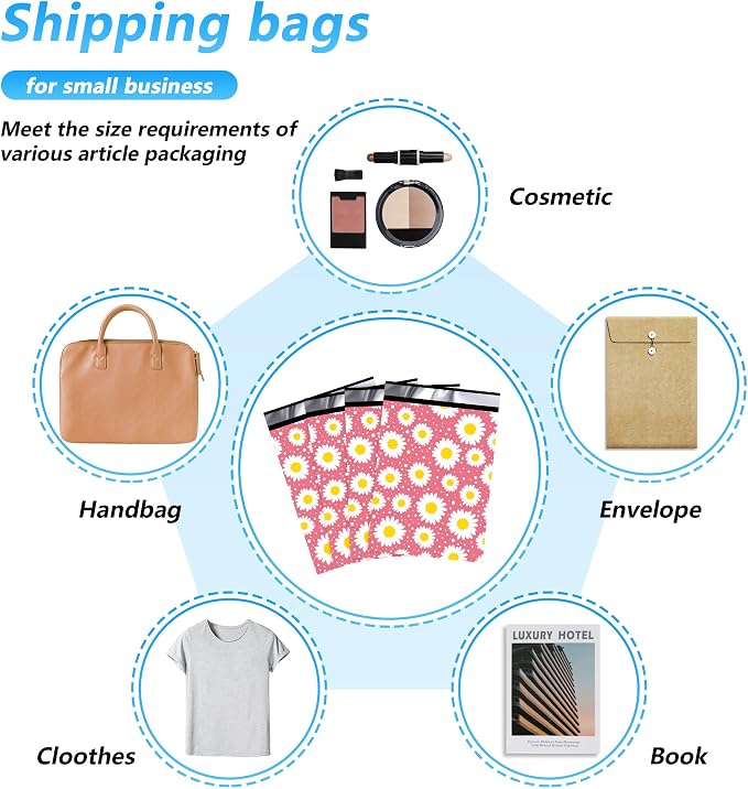 Poly Mailer 6x9 Inch 100 Pcs, Waterproof and Tear-Resistant Shipping Bags - Image 9
