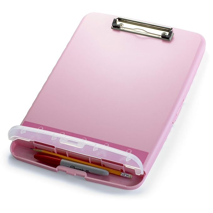 Officemate Breast Cancer Awareness BCA Slim Clipboard Storage Box - Image 8