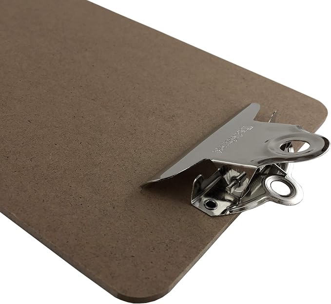 Trade Quest Memo Size 6'' x 9'' Clipboards Standard Clip Hardboard - Image 2