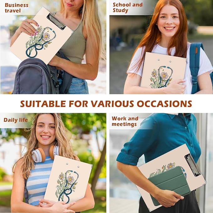 Lacama Nurse Clipboard GIFS for Women, Vintage Nursing School Office Supplies - Image 5