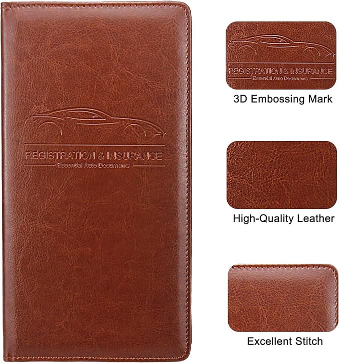 LumiMokki Premium Car Registration & Insurance Card Holder - Image 5