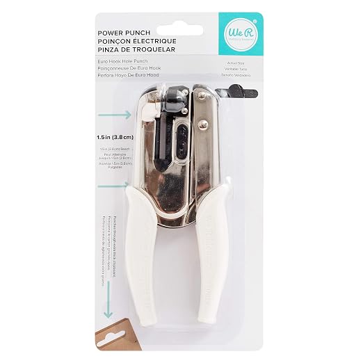 We R Memory Keepers Euro Hook Paper Punch, 1.5 Inch Reach, Use by WeRMemoryKeepers