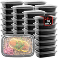50-Pack Reusable Meal Prep Containers Microwave Safe Food Storage Containers by PROMOZE