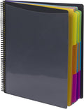 Smead 24 Pocket Poly Project Organizer, 1/3-Cut Tab, Letter Size by SMEAD