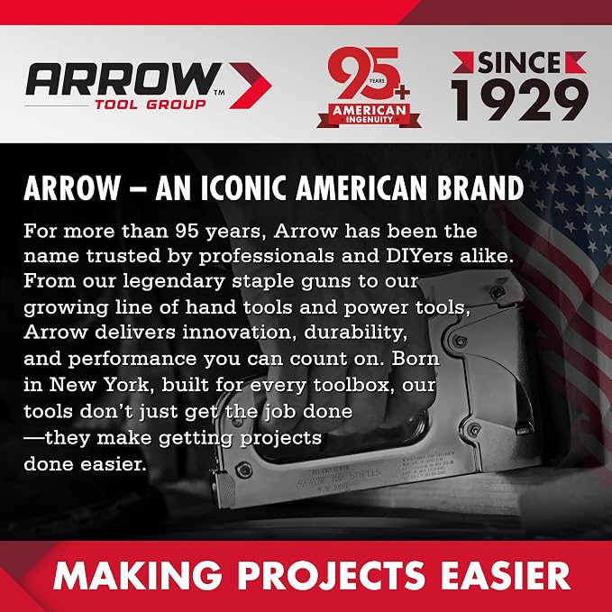 Arrow Pneumatic Staple Gun, Oil-Free Upholstery Stapler - Image 2