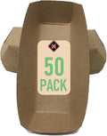 Mr Miracle 7 Inch Paper Hot Dog Tray in Kraft Paper. Pack of 50. Disposable by MrMiracle