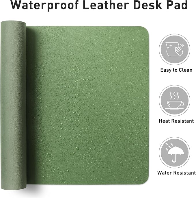 Aothia Faux Leather Desk Mat - Image 2