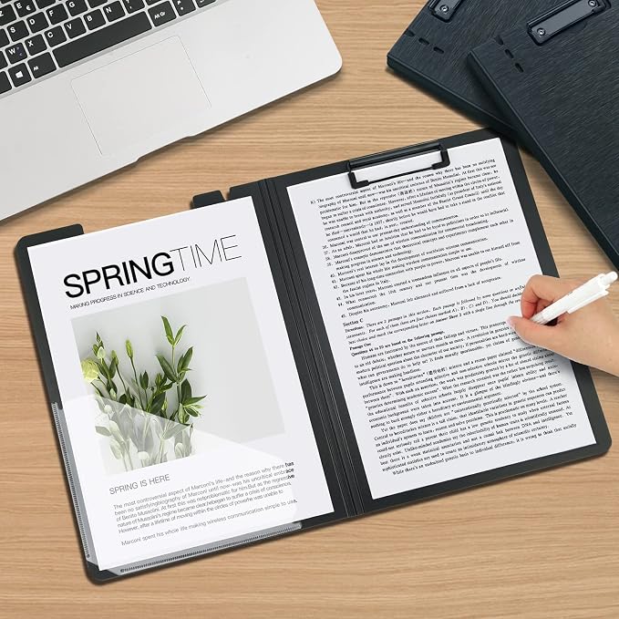 A4 Clipboard Folder, 10 Pack Foldable Clipboards - Image 7