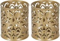 EasyPAG Gold Pen Holder for Desk, 2 Pack Round Pen Organizer, Brush Holder for by EasyPAG