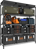 M MZG 3500LBS 59" W 5 Tiers Storage Shelves, Metal Shelving Wire Metal Shelving by MEIGAOPLASTICANDMETALHKCOLIMITED