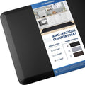 KitchenClouds Kitchen Mat Cushioned Anti Fatigue Rug 17.3"x60" Water Resistant by KitchenClouds