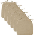 Ruqmuis Chair Cushions for Dining Chairs, D-Shaped Chair Pads by Ruqmuis