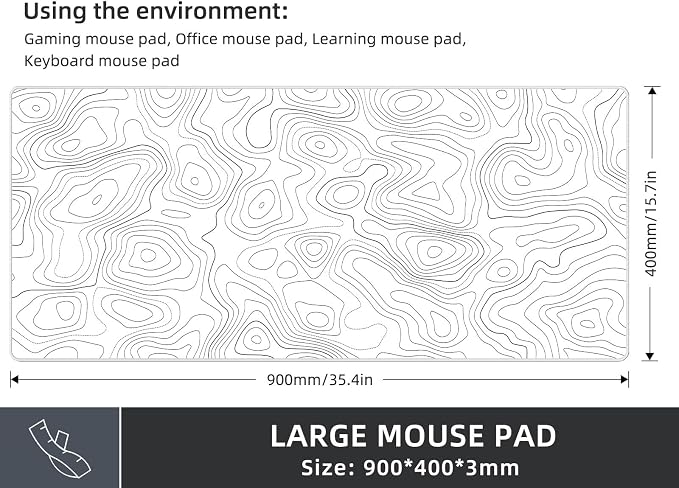 Rinaze Extra Large Gaming Mouse Pad - Image 6