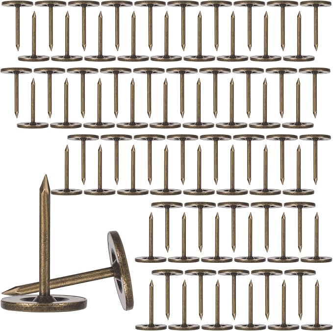100pcs Flat Head Thumb Tacks for Wall, Heavy Duty Upholstery Push Pins by Unknown