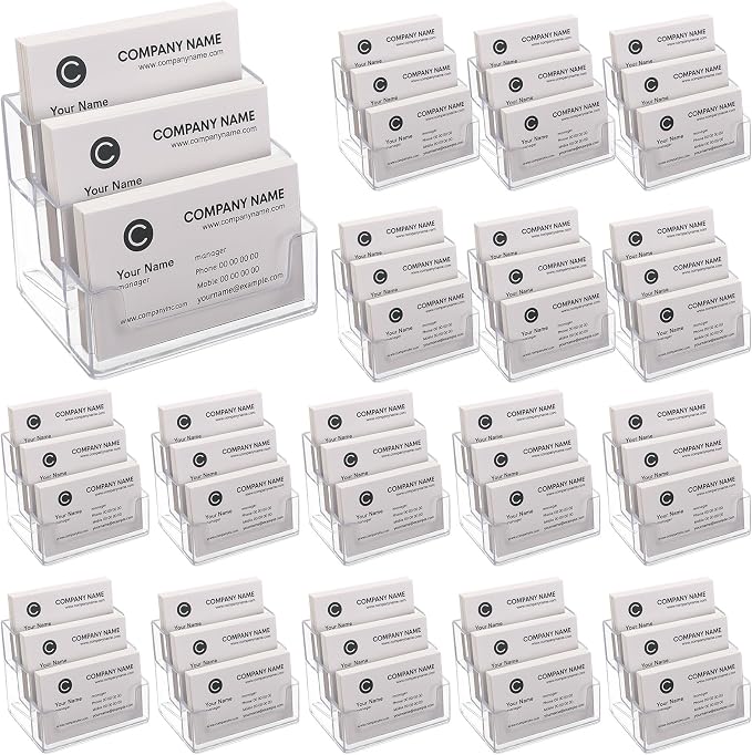 TecUnite 16 Pieces Business Card Holder by TecUnite